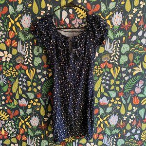 Off the Shoulder Ditsy Floral Dress